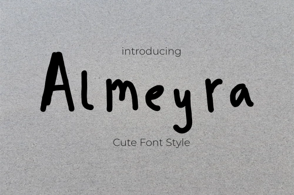 Almeyra: A Bold Handwritten Typeface for Editors