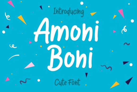 Amoni Boni: The Perfect Handwritten Font for Crafters