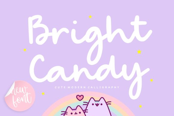 Bright Candy: The Perfect Handwritten Font for Crafters