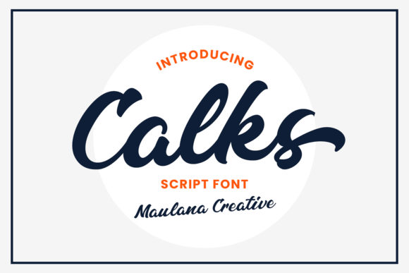 Calks: A Bold Handwritten Font for Branding