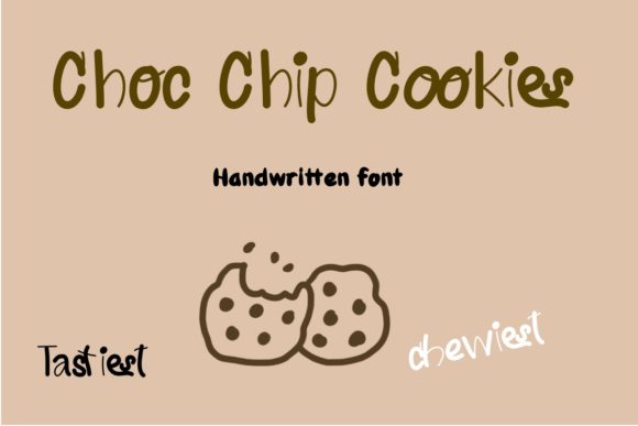 Choc Chip Cookies Font for Handmade Creators
