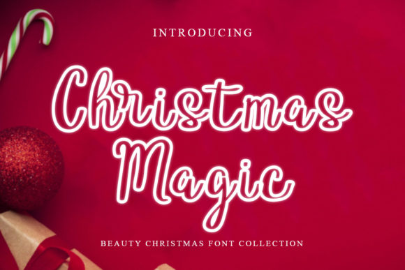 Christmas Magic: A Handwritten Typeface for Elegant Branding