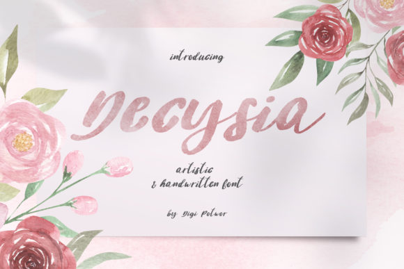 Decysia Font for Elegant Small Business Branding