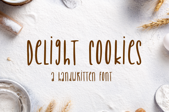 Delight Cookies Font for Campaign Design