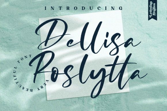 Dellisa Roslytta: A Handwritten Typeface for Editorial Design