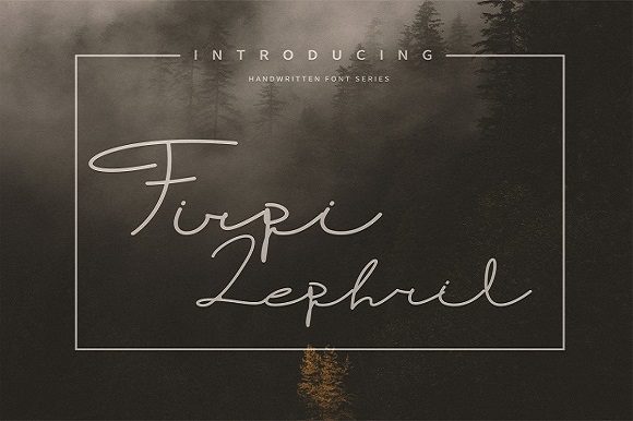 Firpi Lephril Font for Elegant Editorial Design