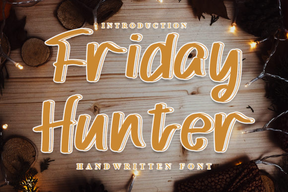 Friday Hunter: A Relaxed Script Handwritten Font for Modern Brands