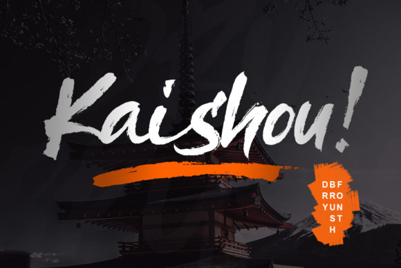 Kaishou: The Perfect Dry Brush Font for Crafters