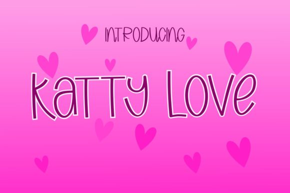 Katty Love: A Sweet Handwritten Font for Makers