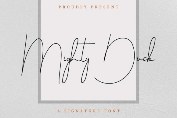 Mighty Duck: A Script Handwritten Font for Web Design