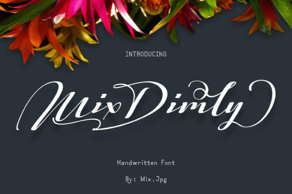 Mix Dimly Font for Elegant Editorial Design