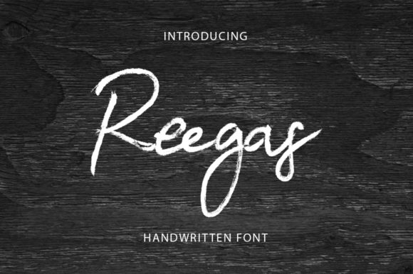 Reegas Font: Elevating Brand Identity with Script Handwritten Style