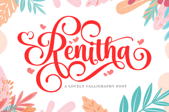 Renitha Font Review for Modern Campaign Design
