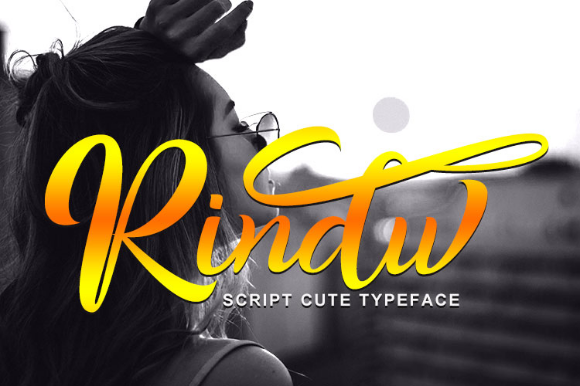 Rindu: A Flowing Handwritten Font for Makers