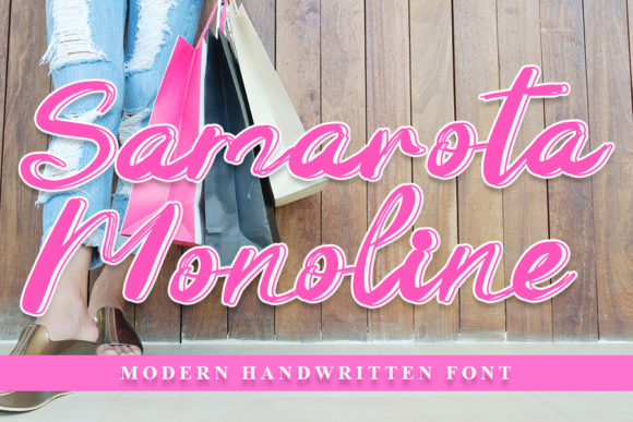 Samarota Monoline: A Delicate Typeface for Makers