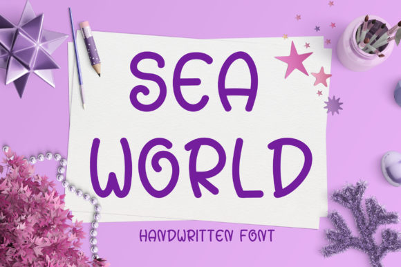 Sea World Typeface for Editorial Design