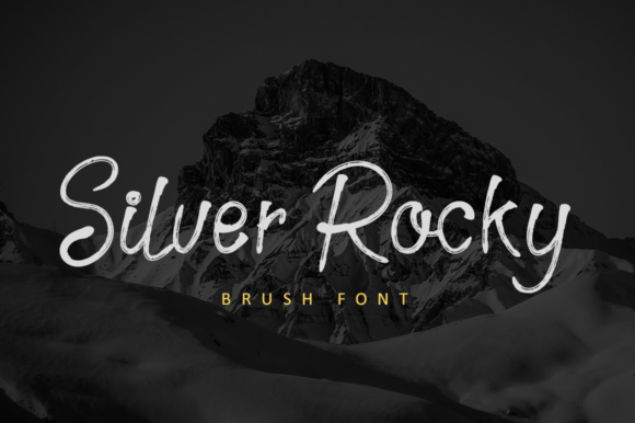 Silver Rocky: A Brush Script Font for Bold Campaigns