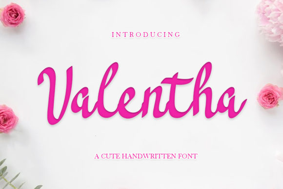 Valentha: The Elegant Script Font for Festive Campaigns