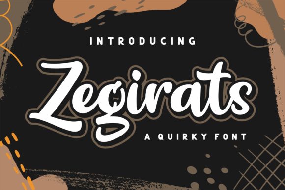 Zegirats: A Modern Script Font for Web Design